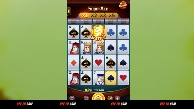 Hướng dẫn cách chơi nổ hũ Siêu Cấp Ace tại 6FF