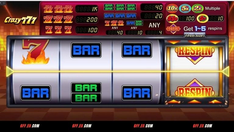 Mẹo chơi nổ hũ Điên Cuồng 777 hiệu quả tại 6FF