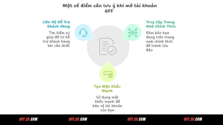 Một số điểm cần lưu ý khi mở tài khoản 6FF