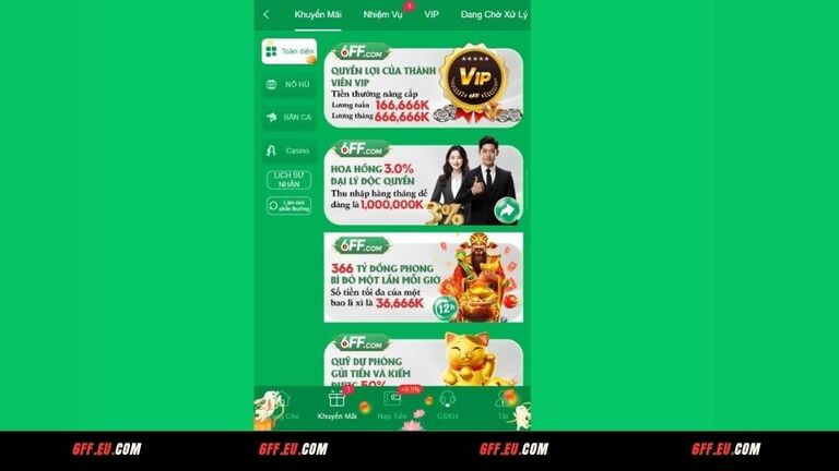 Tổng quan về khuyến mãi 6FF