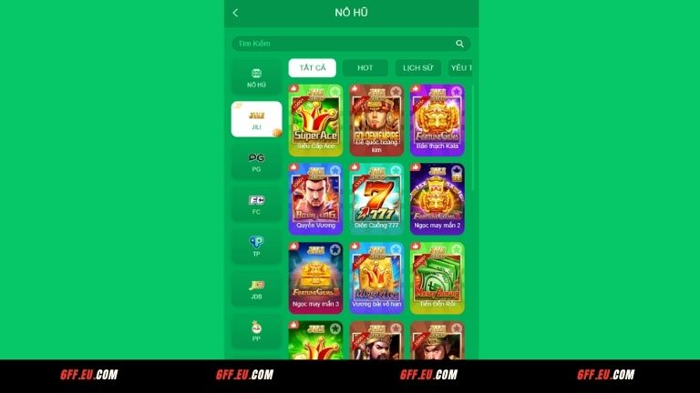 Top 3 NPH hàng đầu hợp tác với nổ hũ 6FF